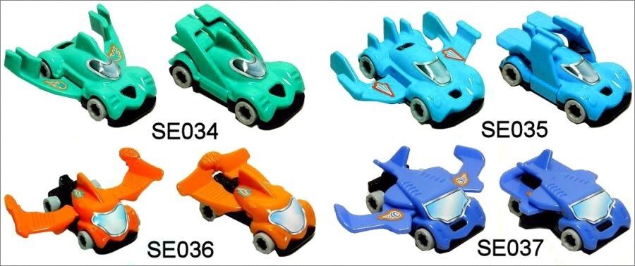 Carrinho Laranja Miniatura SE036 Ovo Kinder Surpresa 2017 Flying Cars