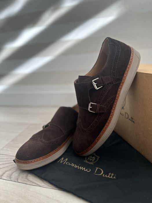 Туфлі чоловічі замшеві Massimo Dutti, розмір 41