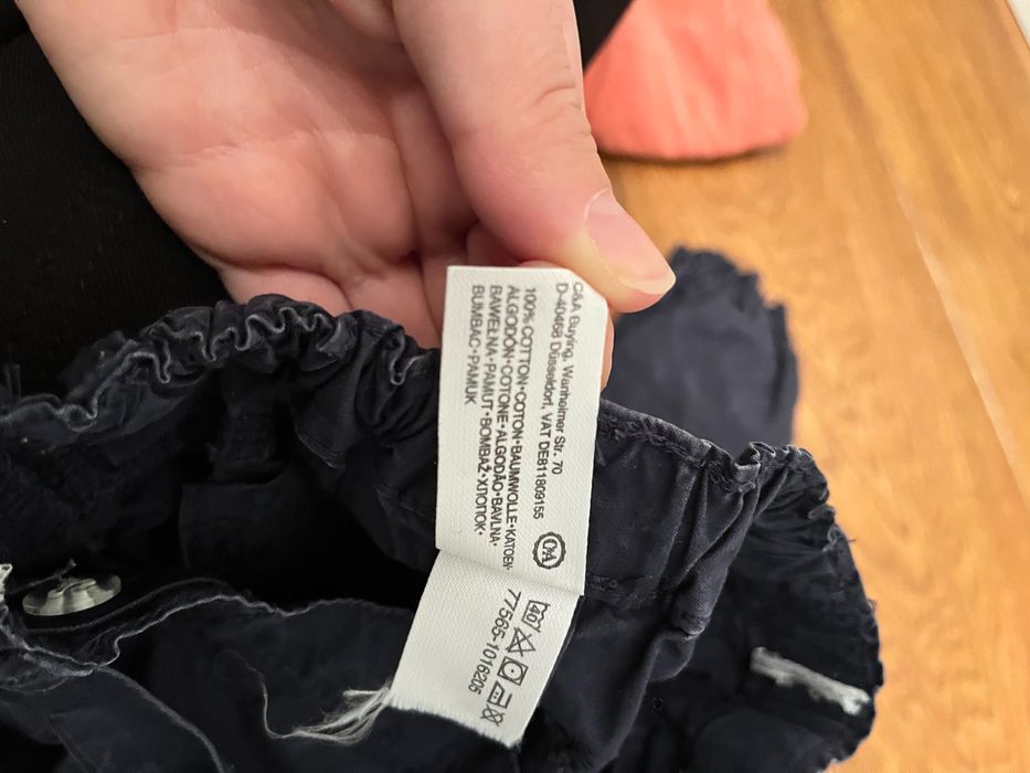 Spodnie dla dziewczynki Baby Club 86