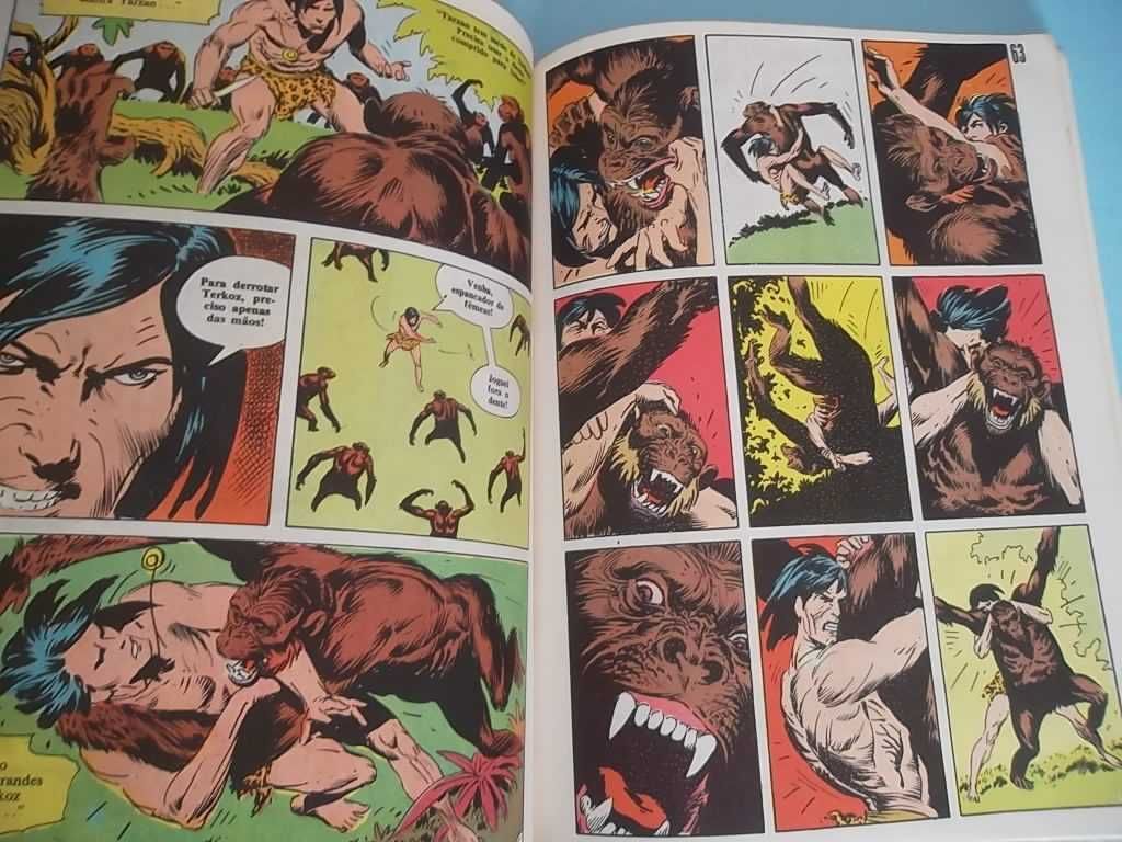 A ORIGEM DE TARZAN - por JOE KUBERT - Álbum de luxo da EBAL