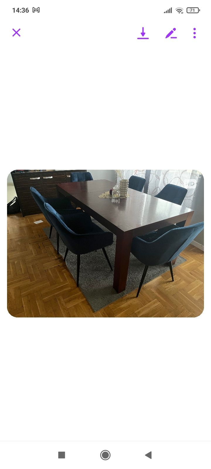 Stół paged z krzesłami polecam!