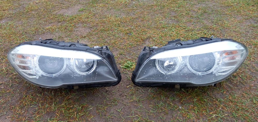 Lampa Reflektor Przód Przedni Prawy Lewy H7 LED BMW F10 F11 Przed Lift