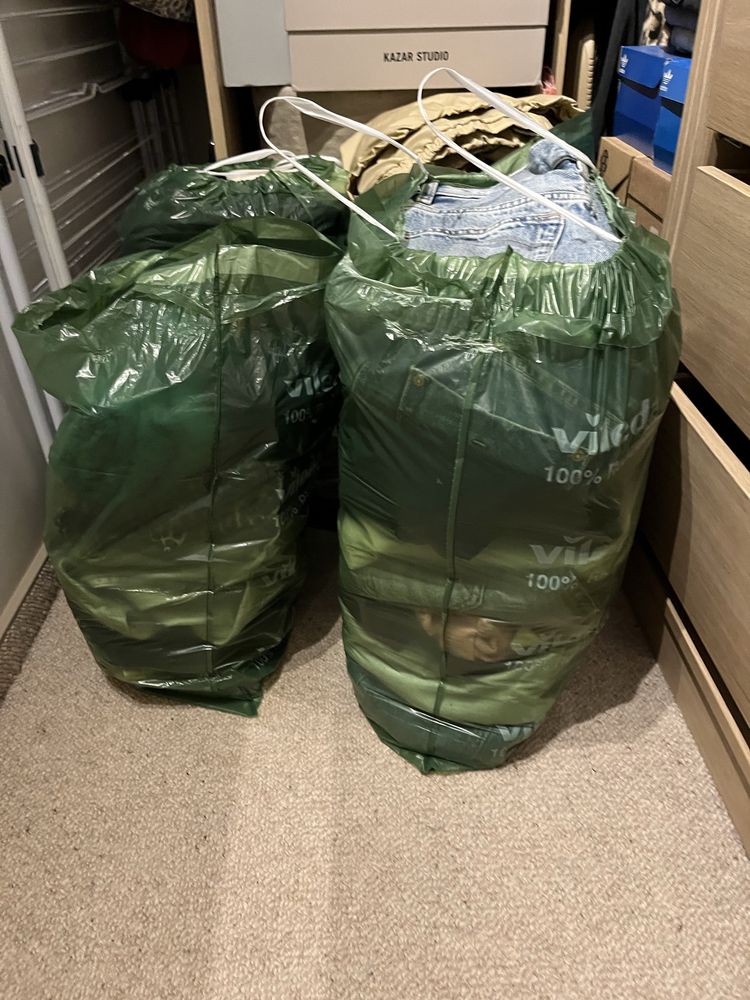 4 worki nowych ubrań dla nastolatki/ mlodej dziewczyny ZARA/ H&M r. XS