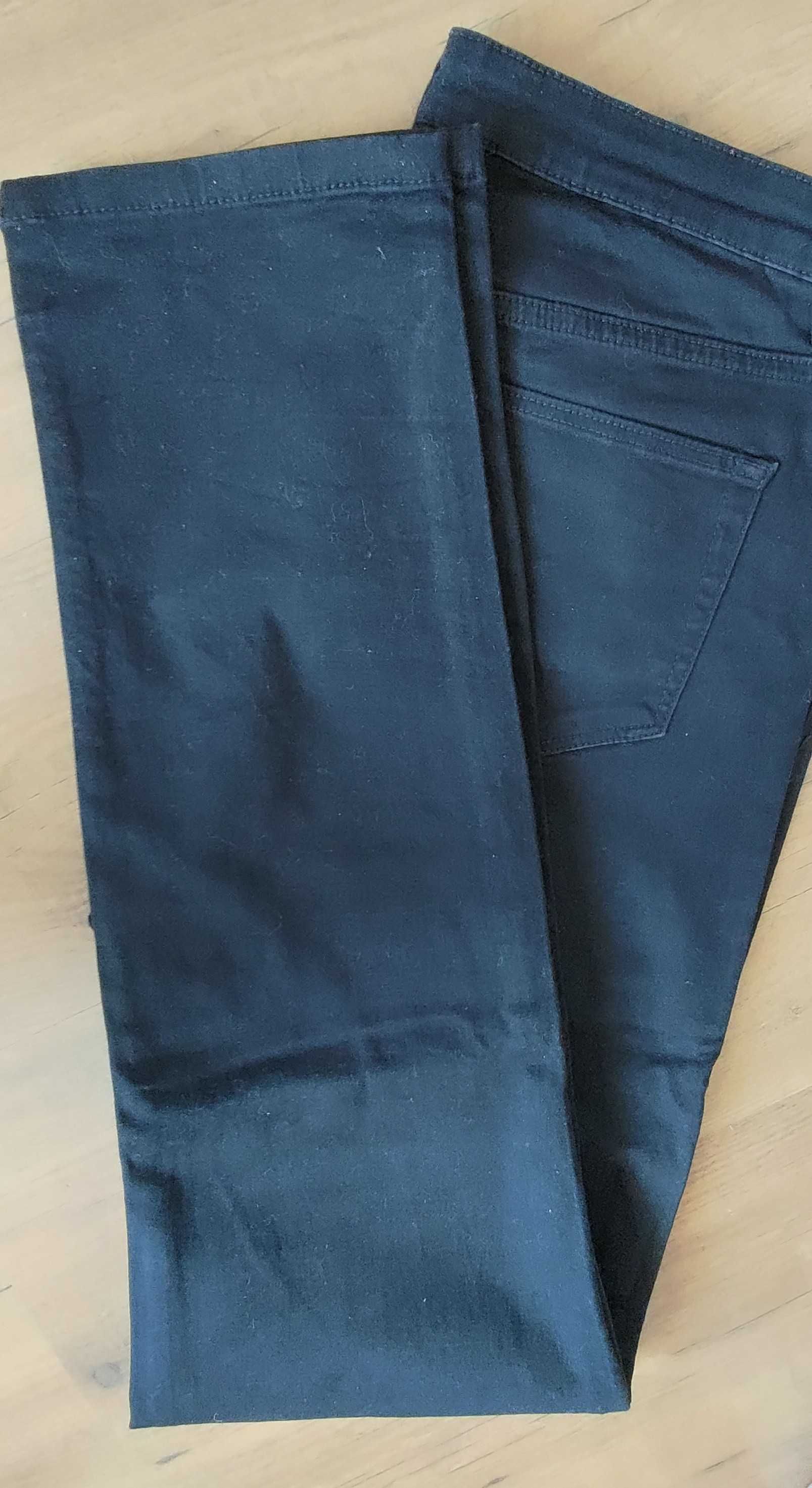 Jeansy spodnie damskie slim fit, wąskie, R. 46, b. długie