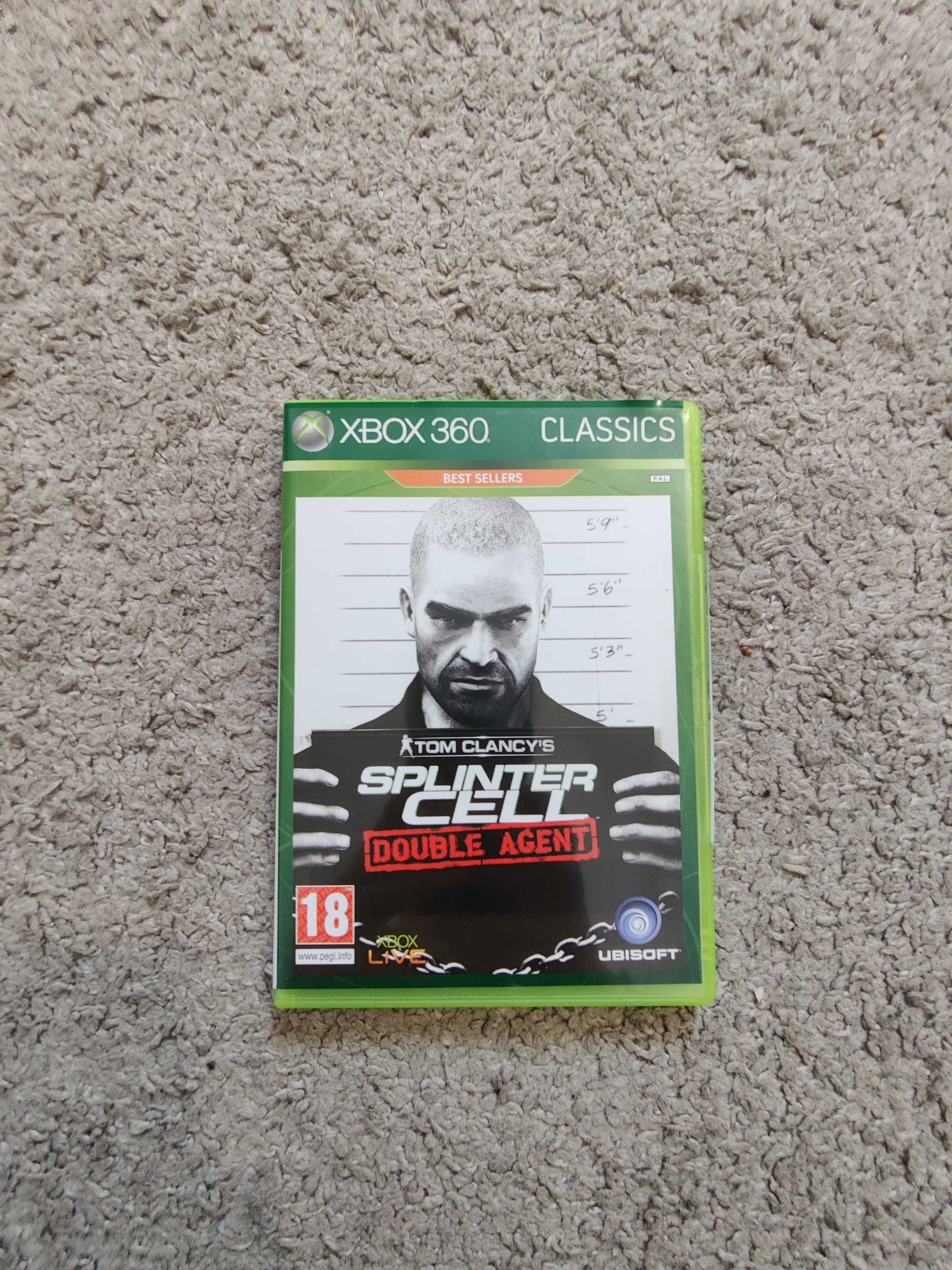 Gra Xbox 360/ Xbox 360 - Splinter cell double agent ( język ANG )