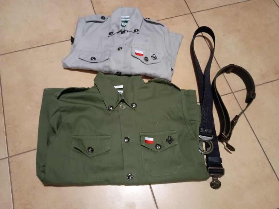 2x koszula harcerska+ pasy - rezerwacja