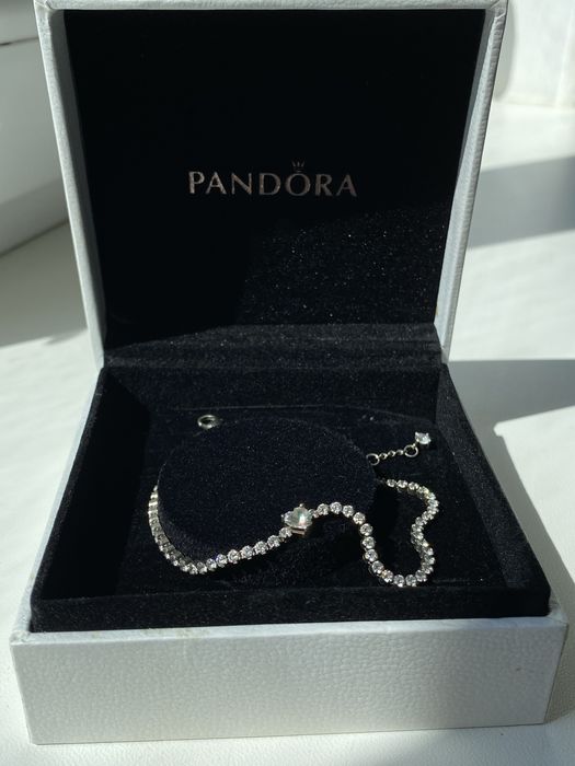 Pandora срібний браслет "Блискуче паве"