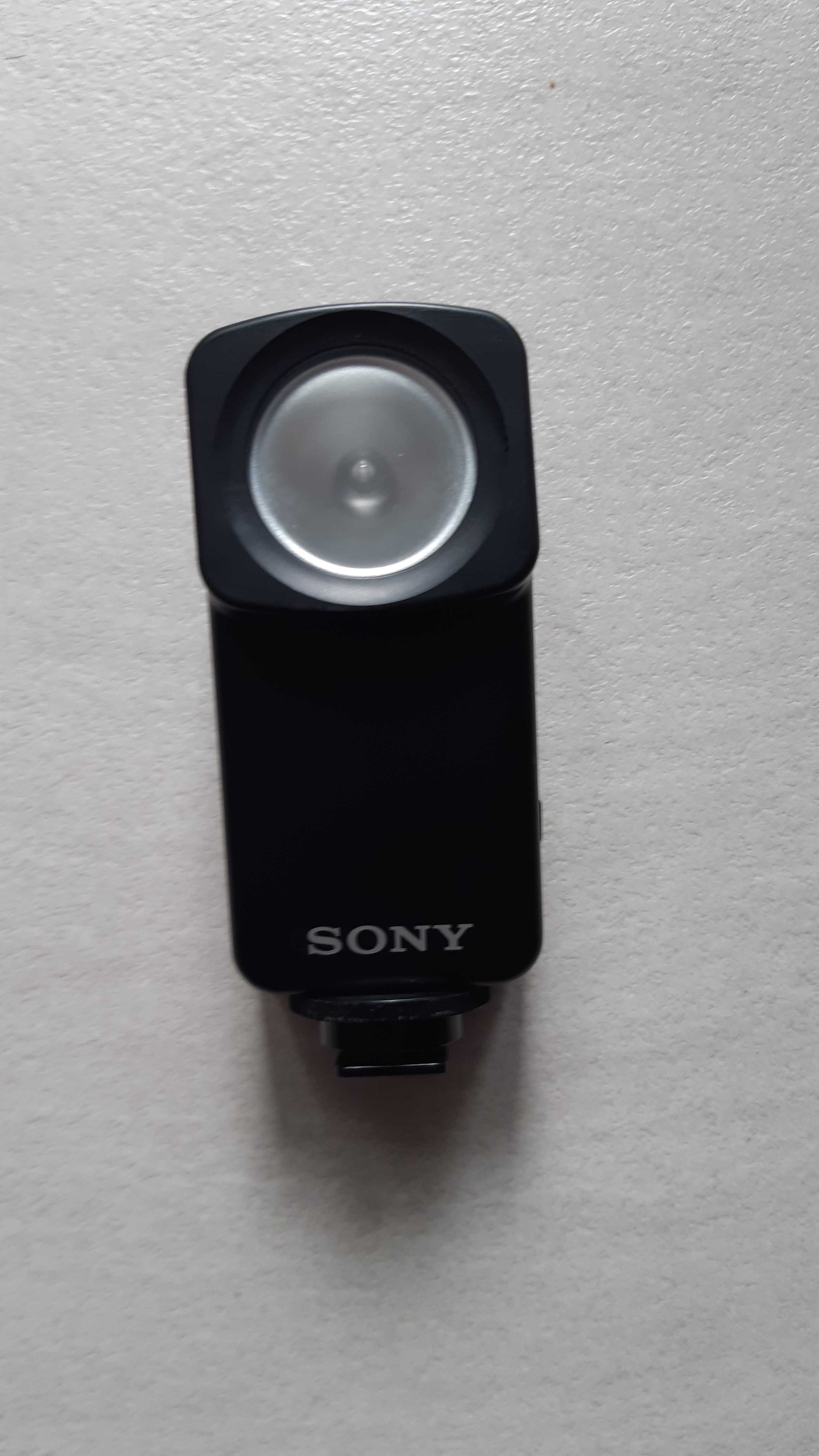 Lampa do kamery Sony HVL-10DA, ładowarka akumulatorów BC-77.