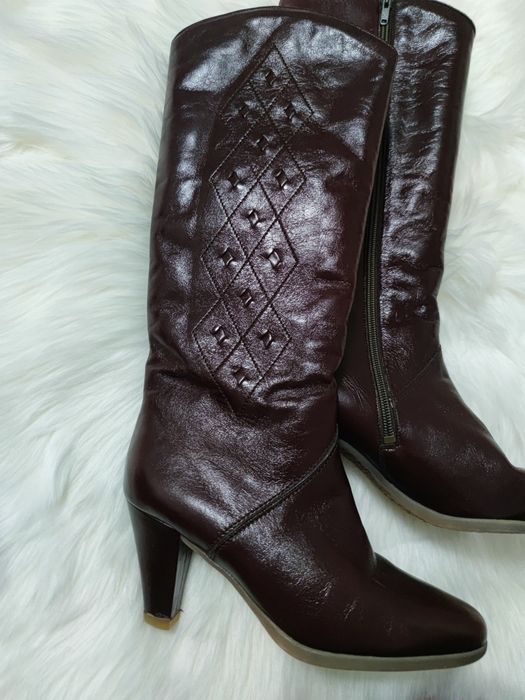 Чоботи вінтажні антикварні  35-36 розмір (23-23.5 см)