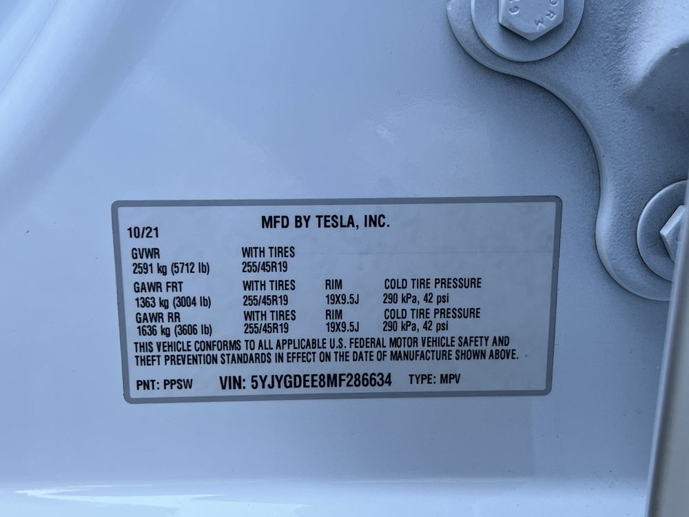 Tesla Model Y Long Range DualMotor 82 кВт, 2021