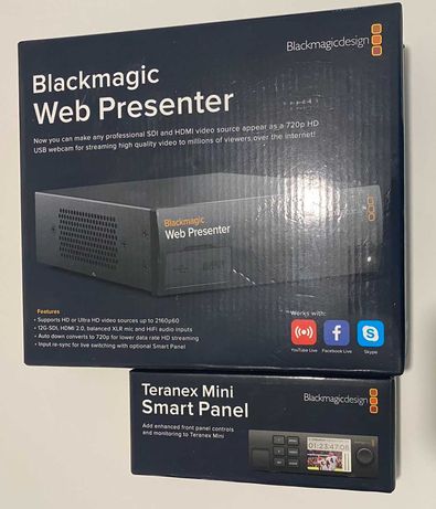 Веб презентер c панелью Blackmagic Web Presenter + Mini Smart Panel
