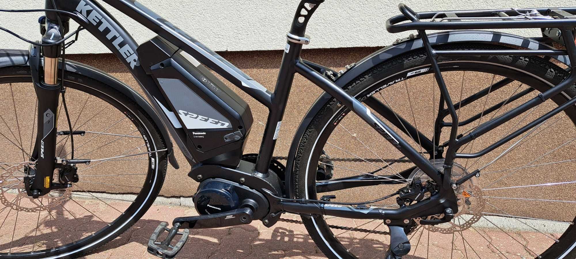 Elektryk Kettler Traveller napęd Panasonic 99% nowy rower elektryczny