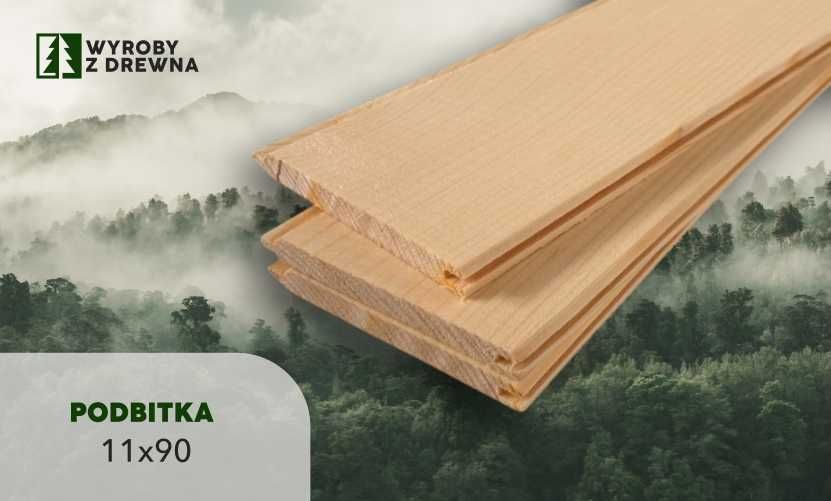 Podbitka/boazeria | 11x90 | Świerk skandynawski | Producent