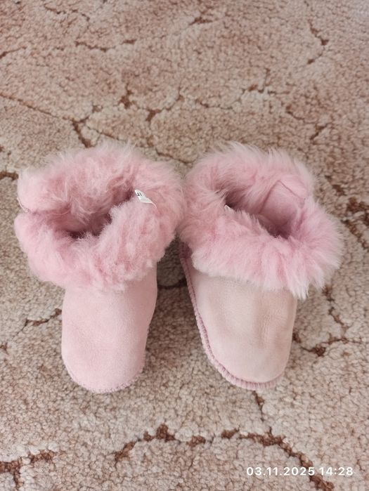 Детские теплые пинетки