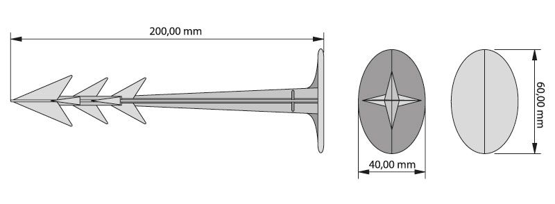 KOŁKI, SZPILKI do Agrowłókniny Agrotkanin op.100szt-20cm dług. MOCNE!