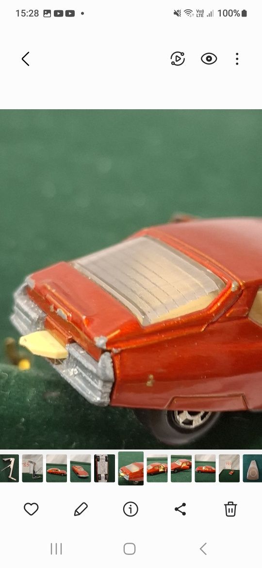 Matchbox 1971,Citroën S.M autko metalowe