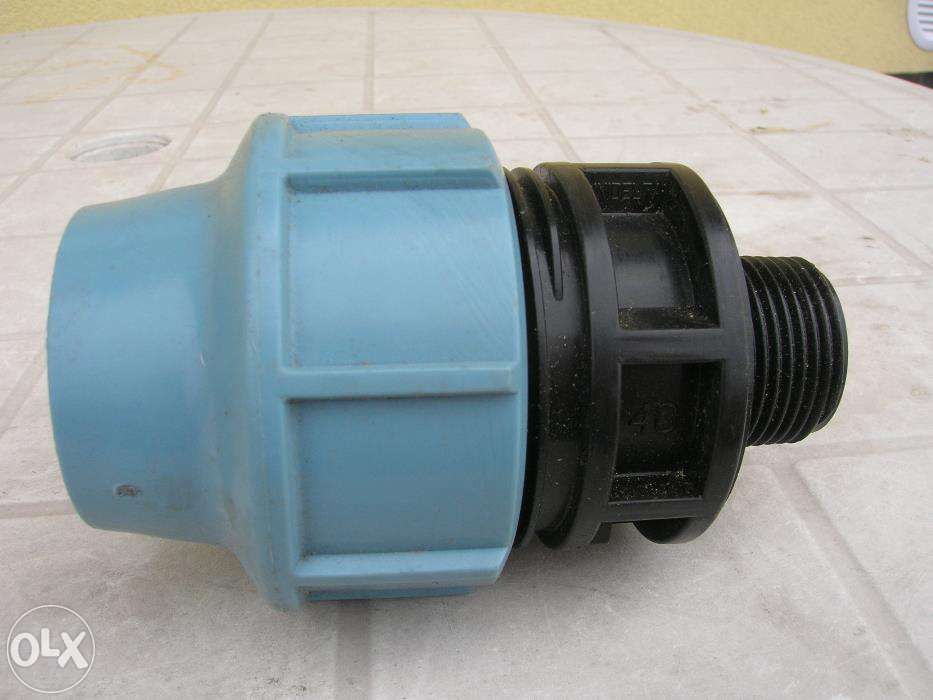 Złączka PP zaciskowa 40mm x1" GZ