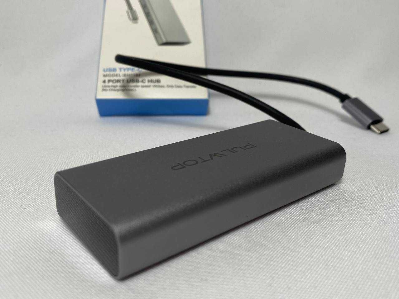 Концентратор адаптер хаб PULWTOP USB-C 3.2 Gen 4 USB C 10 Гбит/с