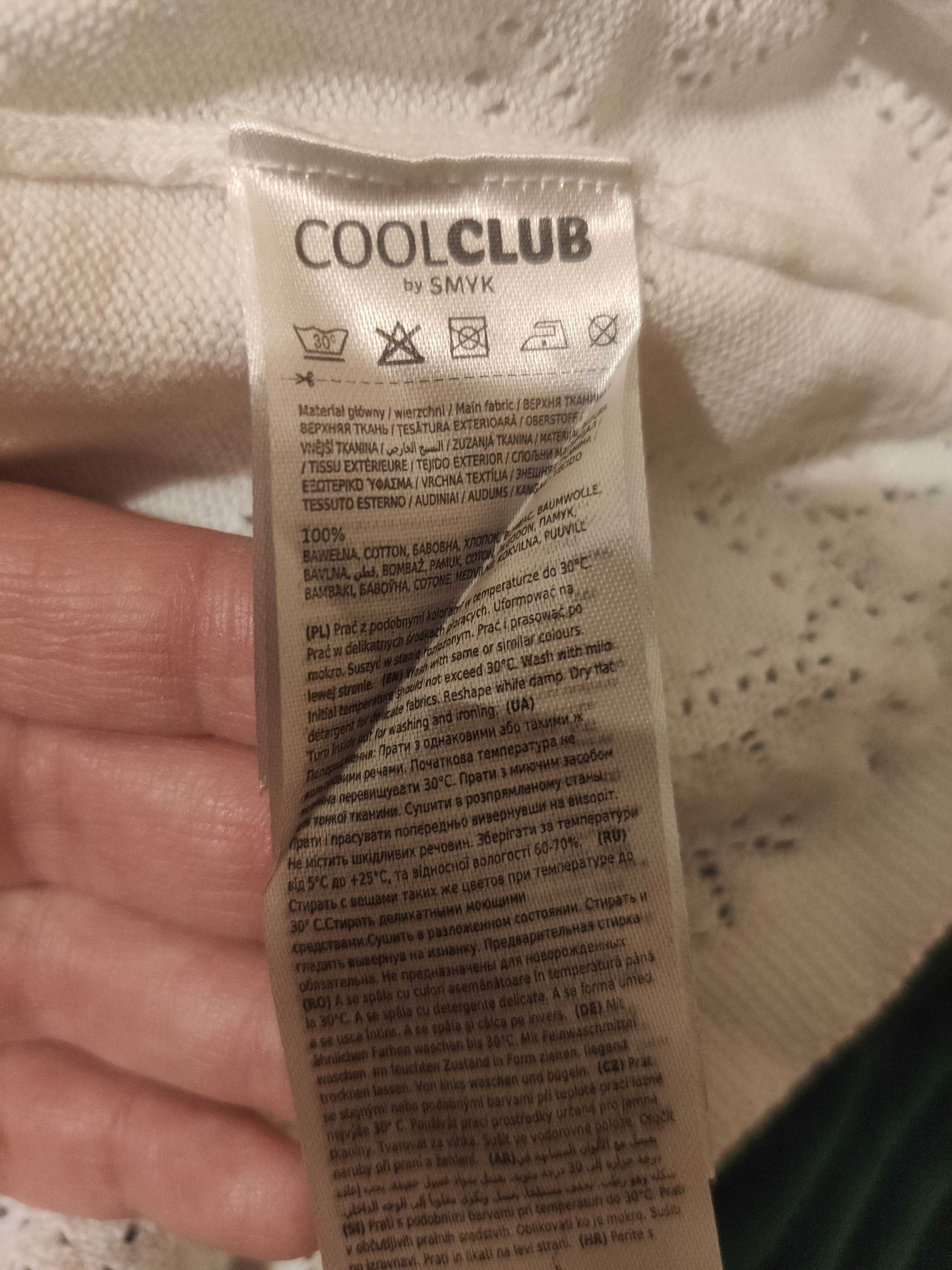 Ażurowa biała sukienka Cool Club r. 68