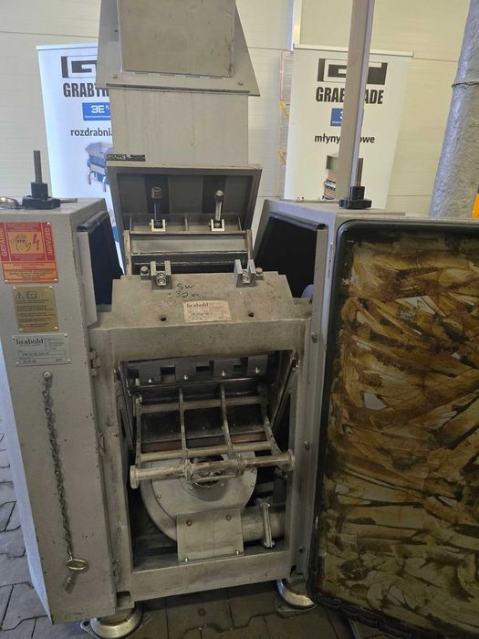 Młyn rozdrabniacz Herbold ML 32/42 moc 18.5kW+taśmociąg+detektor