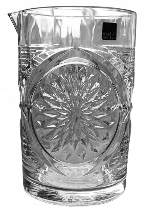 Karafka ze szkła, stylizowana na stary kryształ, 0,7L, nieużywana