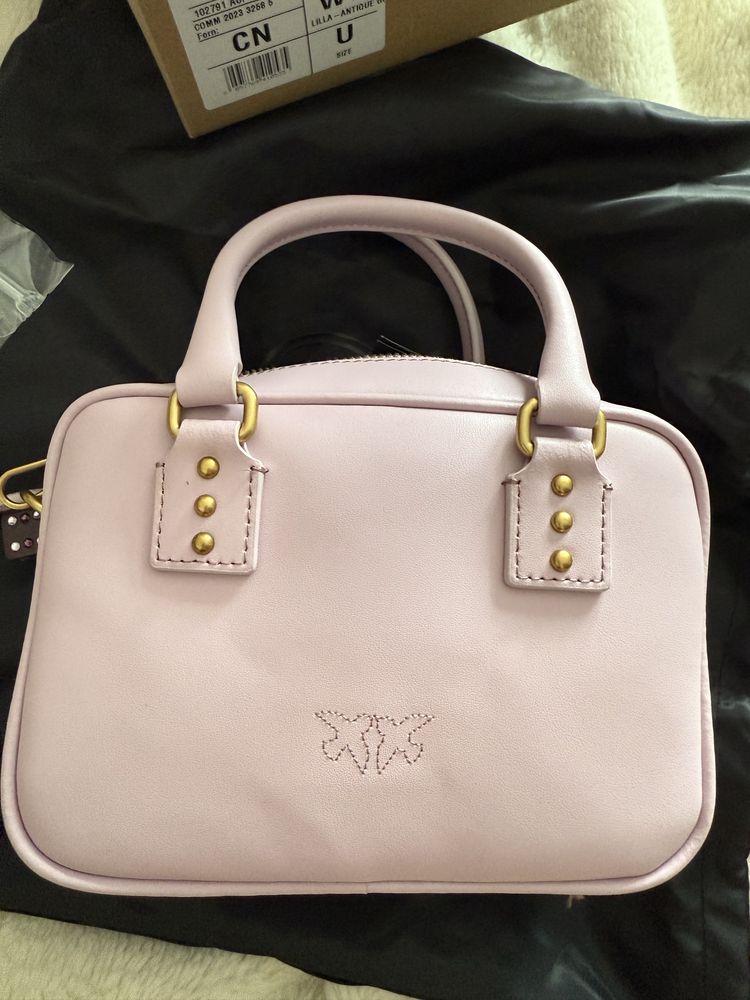 Torebka pinko mini liliowa