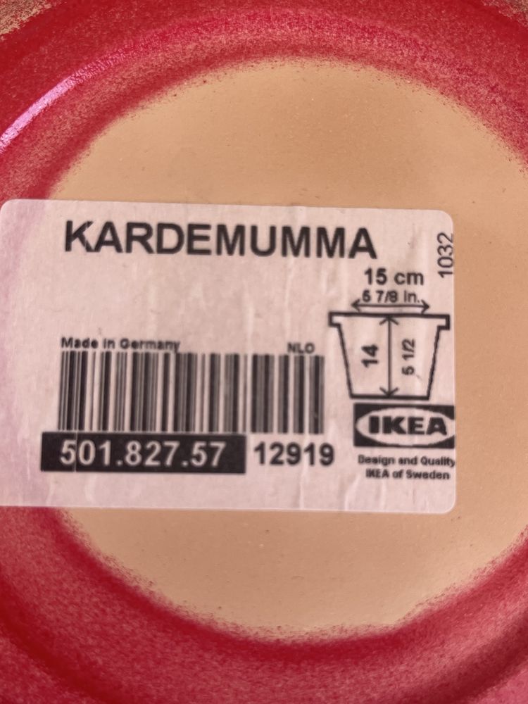2 osłonki ceramiczne Ikea