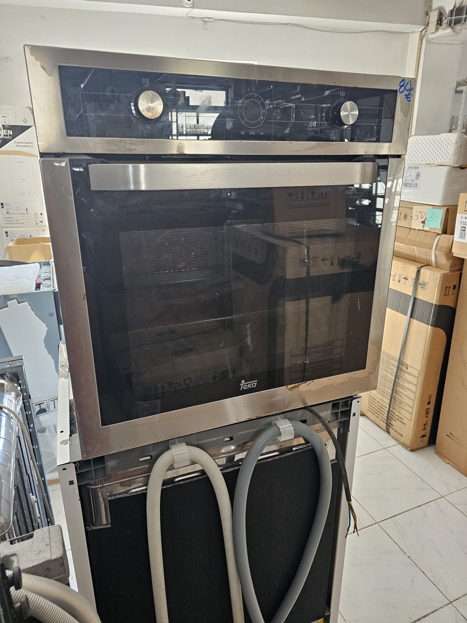 Forno de encastre usado