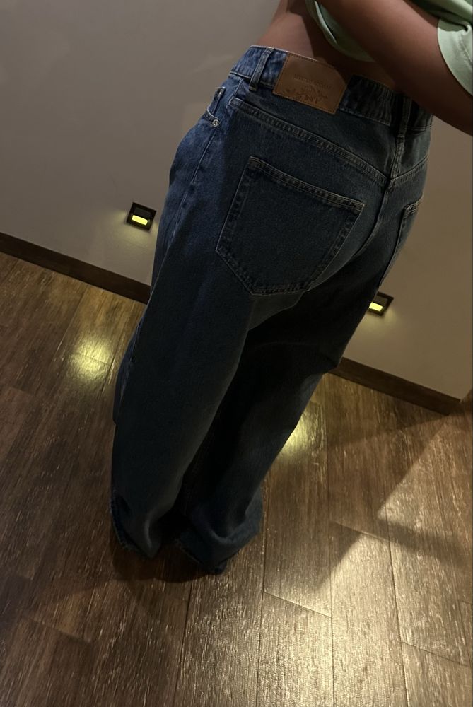 Jeansy baggy Magda Butrym H&M 38