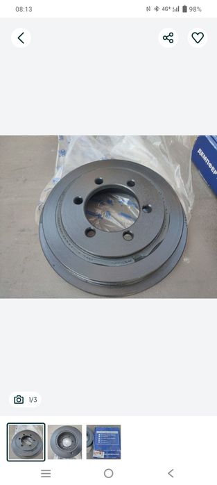 Шків демпфер 405, 406, 4215 Газель, Волга