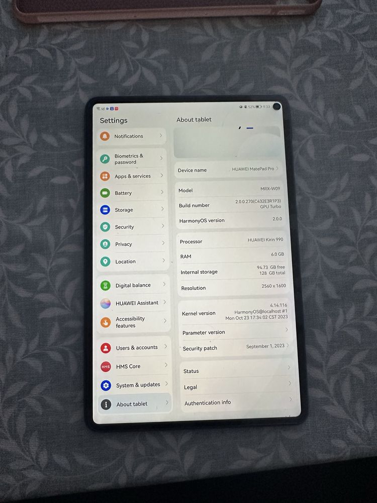 Huawei mate pad pro