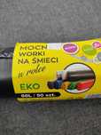 Mocne worki na śmieci 60L, 50szt