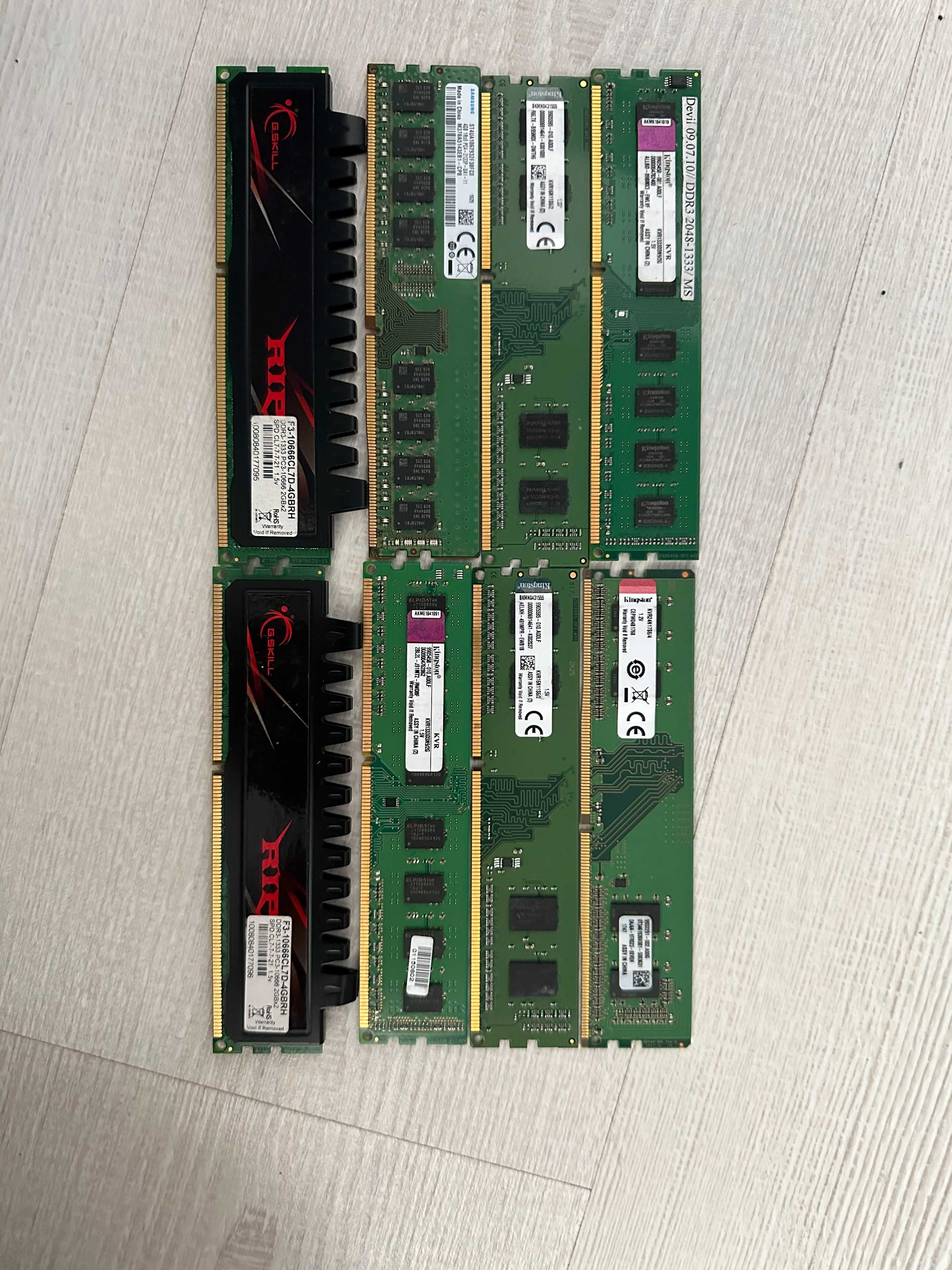 Оперативна память DDR 3:  2GB,  4GB, 8GB