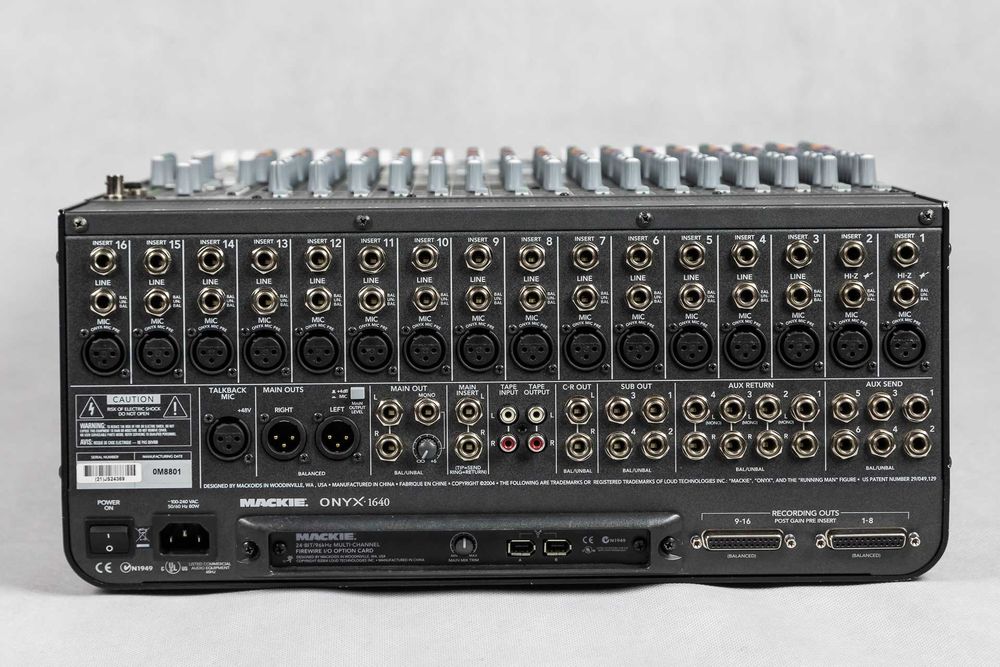 Mackie ONYX 1640 - mikser audio