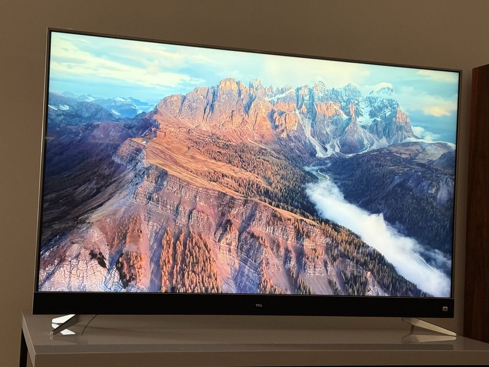Telewizor tcl 55 cali/ smart tv/4k/ android/ cieniutki jak nowy