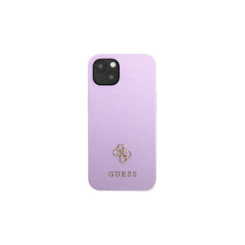 Etui Guess do iPhone 13 Hardcase 4G Small Metal Logo Purple