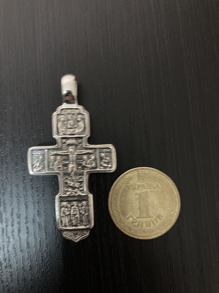 Продам срібний хрест