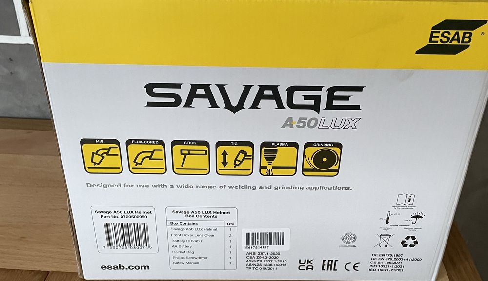 Przyłbica automatyczna ESAB Savage A50 LUX