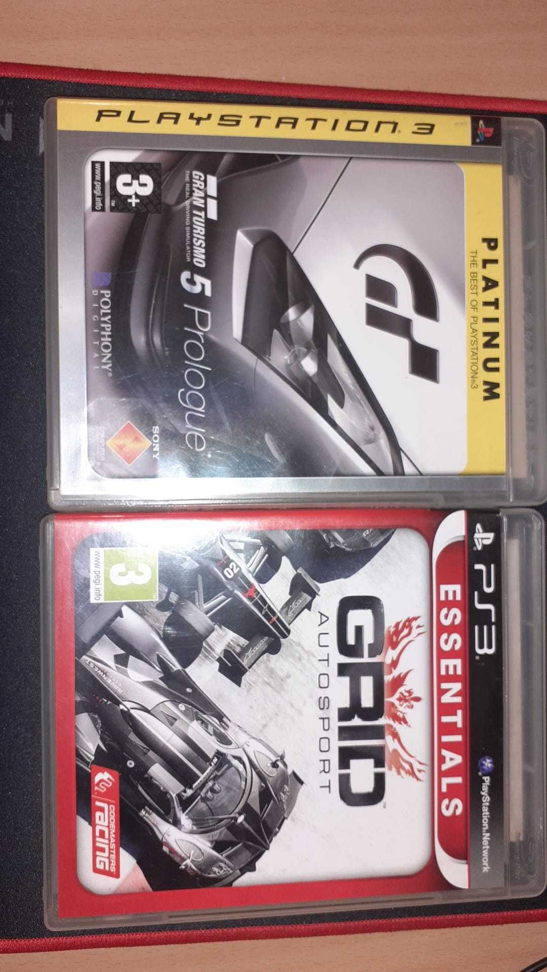 ps3 em boas condições, volante logitech wingman, grid e Gran turismo 5