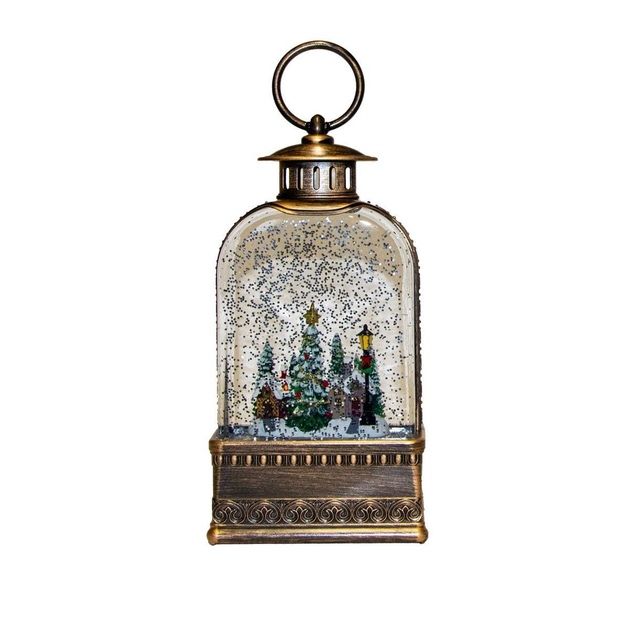 Новорічний світильник вінтажний ліхтар 23013