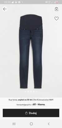 Spodnie ciążowe- Jeans skinny H&M L