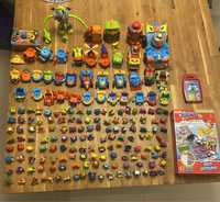 Full zestaw Super Zings- pojazdy, gry, roboty, figurki