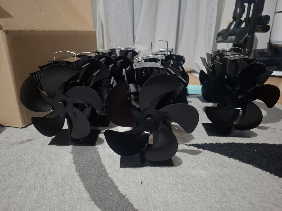 Термоелектричний вентилятор(Чехія) на камін,піч,буржуйку