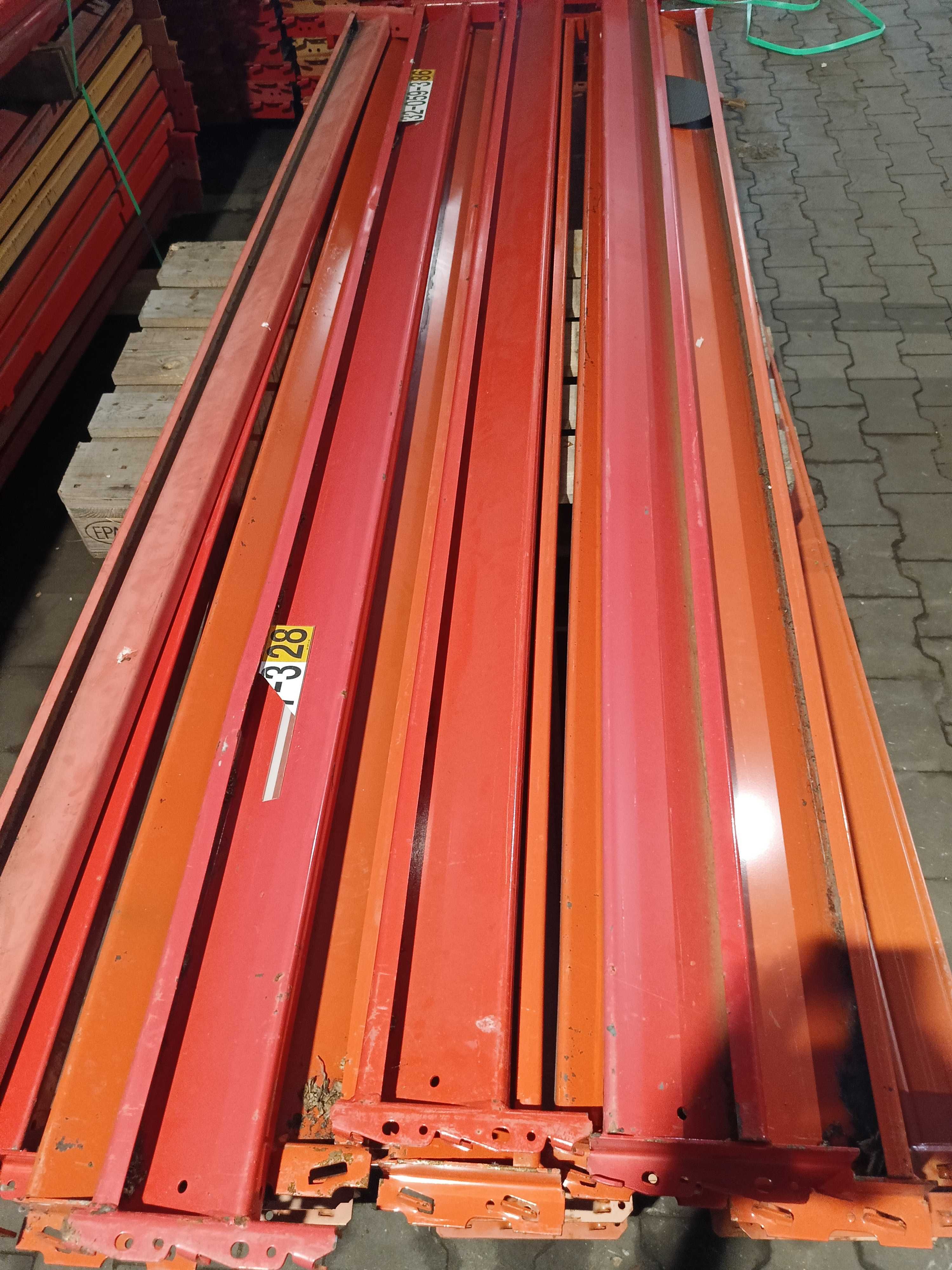Regały paletowe, EAB 3x500kg, używane