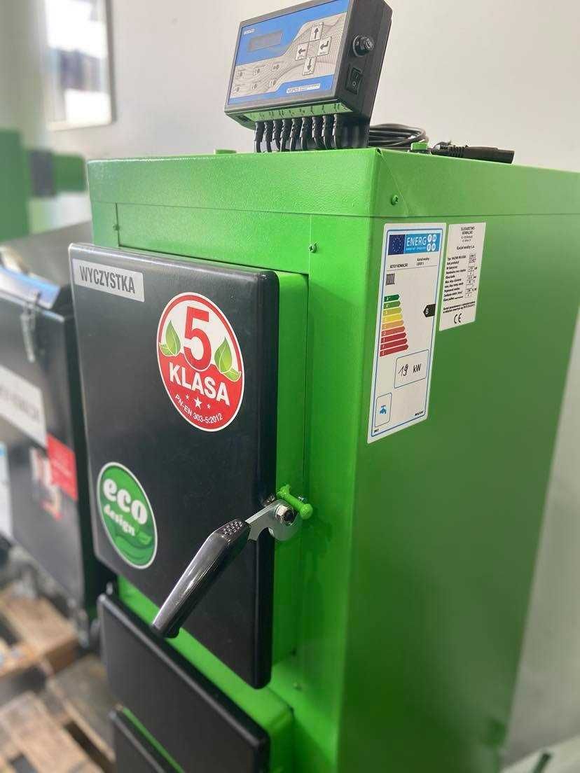 Piec Kocioł Kotły 5 KLASA + ECODESIGN 19 KW do 200 m2