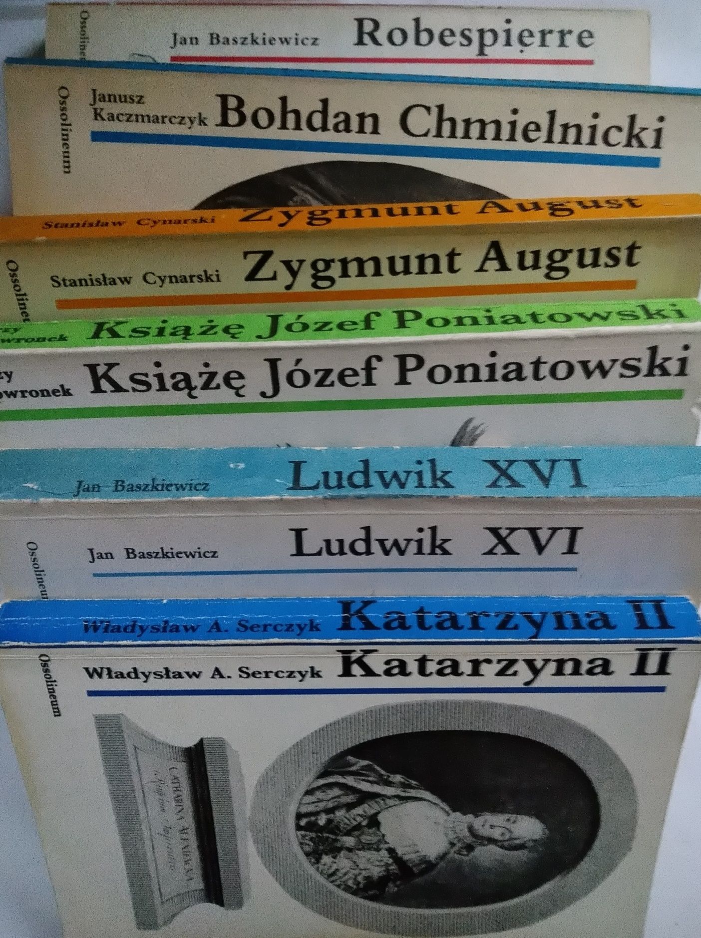 Postaci historyczne. Ossolineum. 6 książek