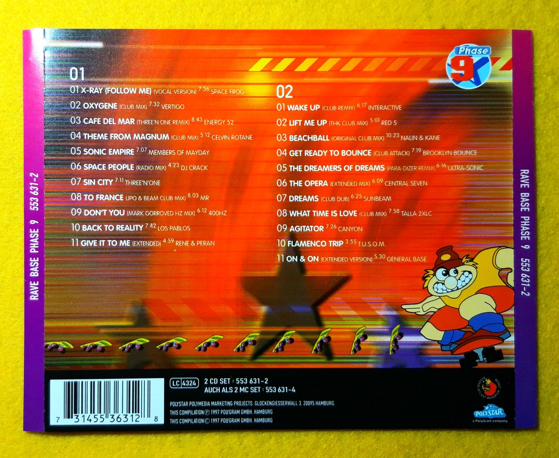 RaveBase Phase 9 (2xCD, 1997)