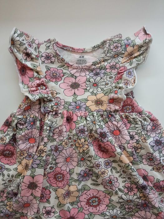 Sukienka niemowlęca z bodami H&M