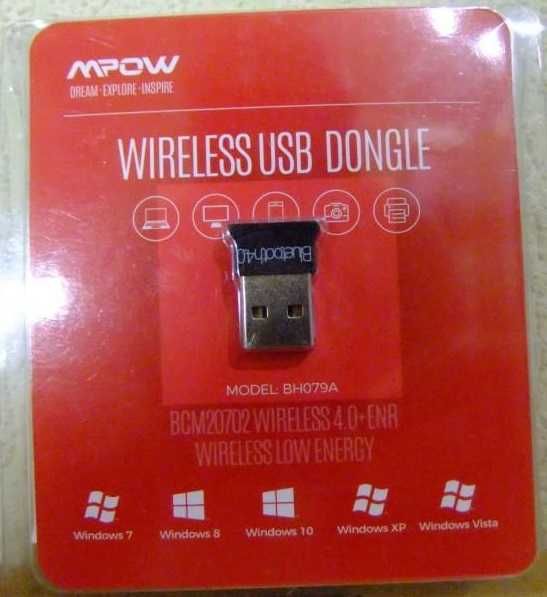 Блютуз адаптер Mpow Mini Usb Adapter Bluetooth 4.0 bh079a.