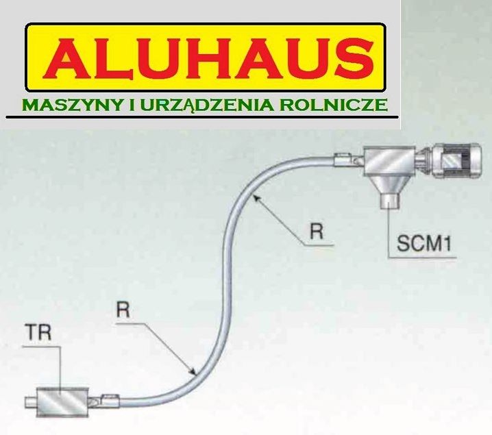 Elastyczny przenośnik spiralny FI 75 Paszociąg